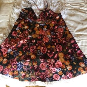 Beautiful silk floral dress